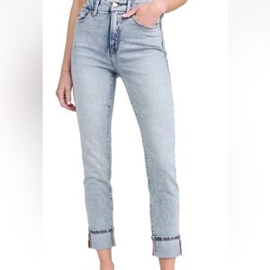 NWT Good American Classic Slim Cuff Hem Jeans